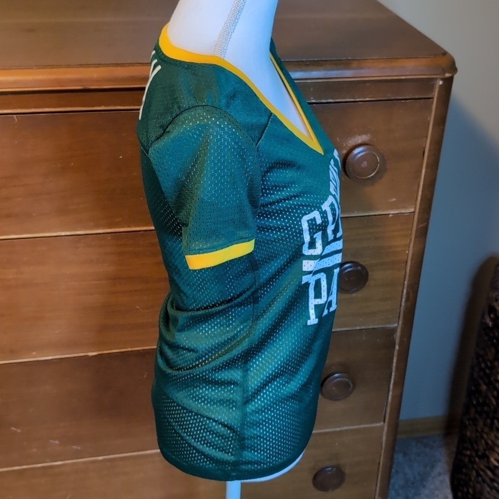 VS PINK GREEN BAY Packers Boxy JERSEY Shirt - Picture 8 of 12